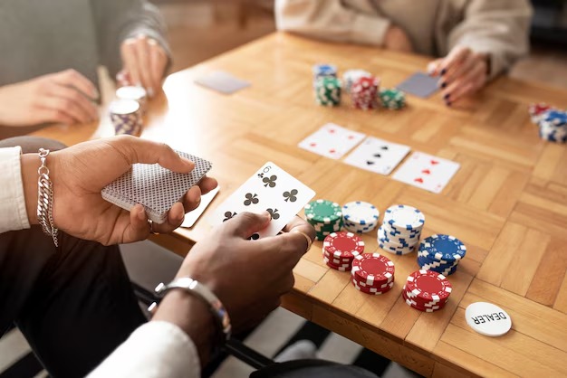 Live Teen Patti game with cards and dealer on mega 303